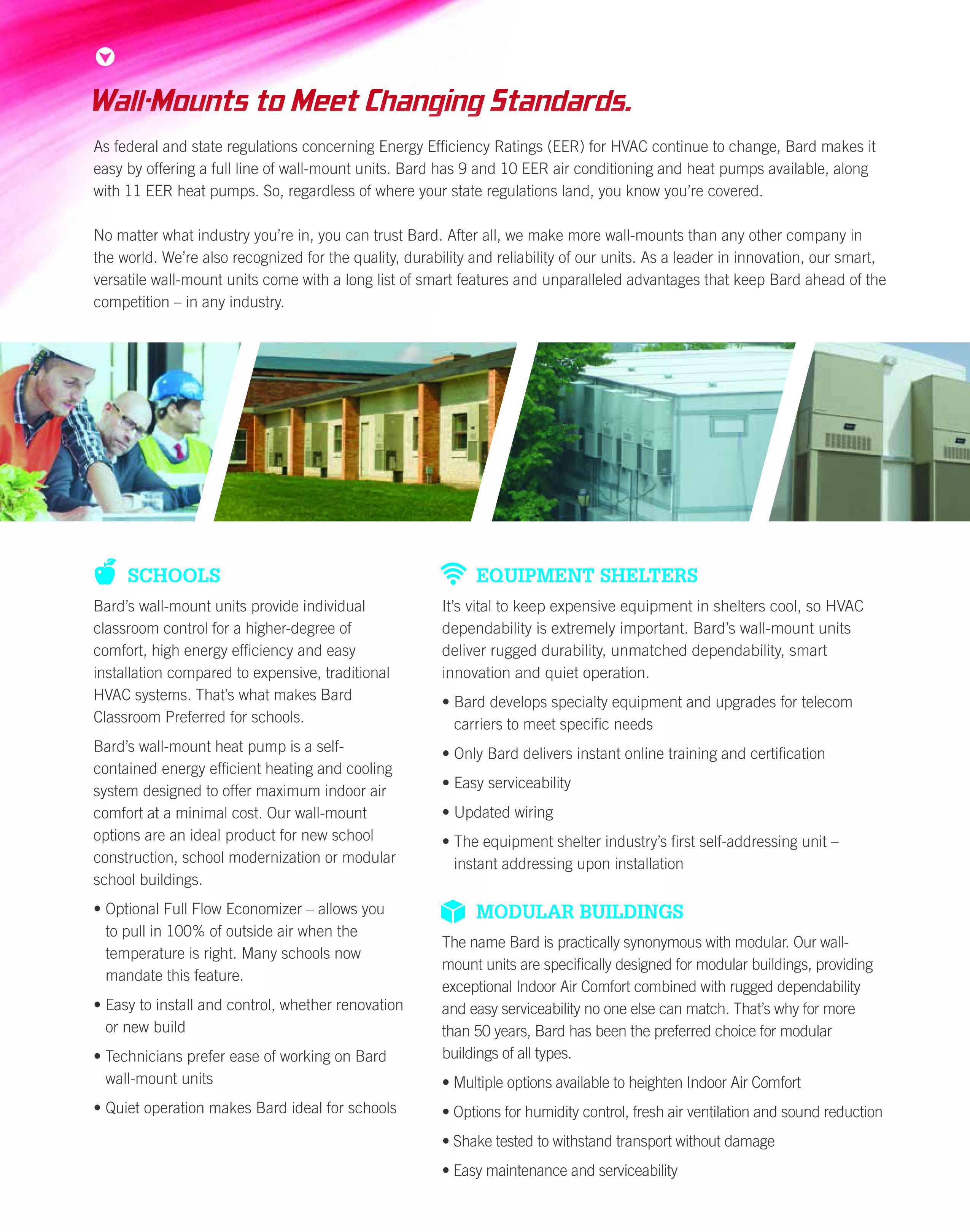 2.5 Ton Bard Wall Hung 208/240V Heat Pump Unit, W30H2-A00 (6002)